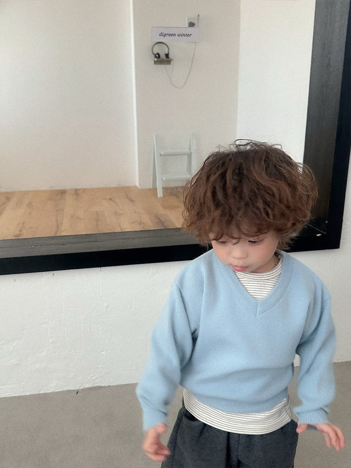 《予約》Cozy V-Neck Knit / digreen
