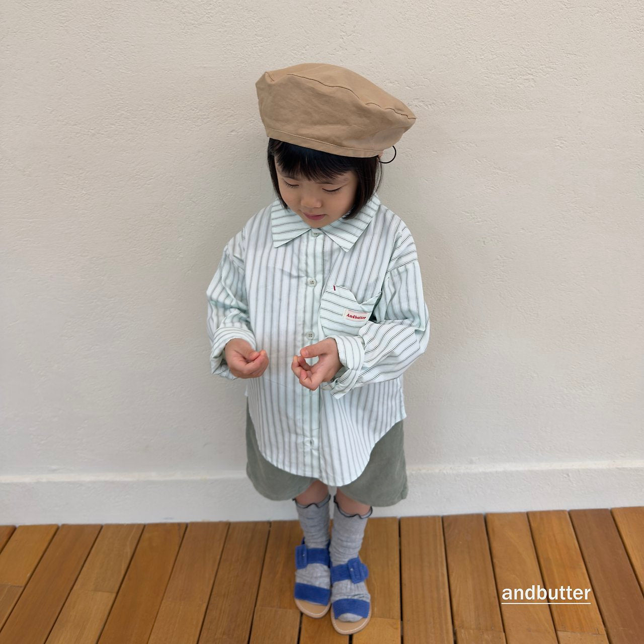 《予約》Macaron Heart Shirt / ANDBUTTER