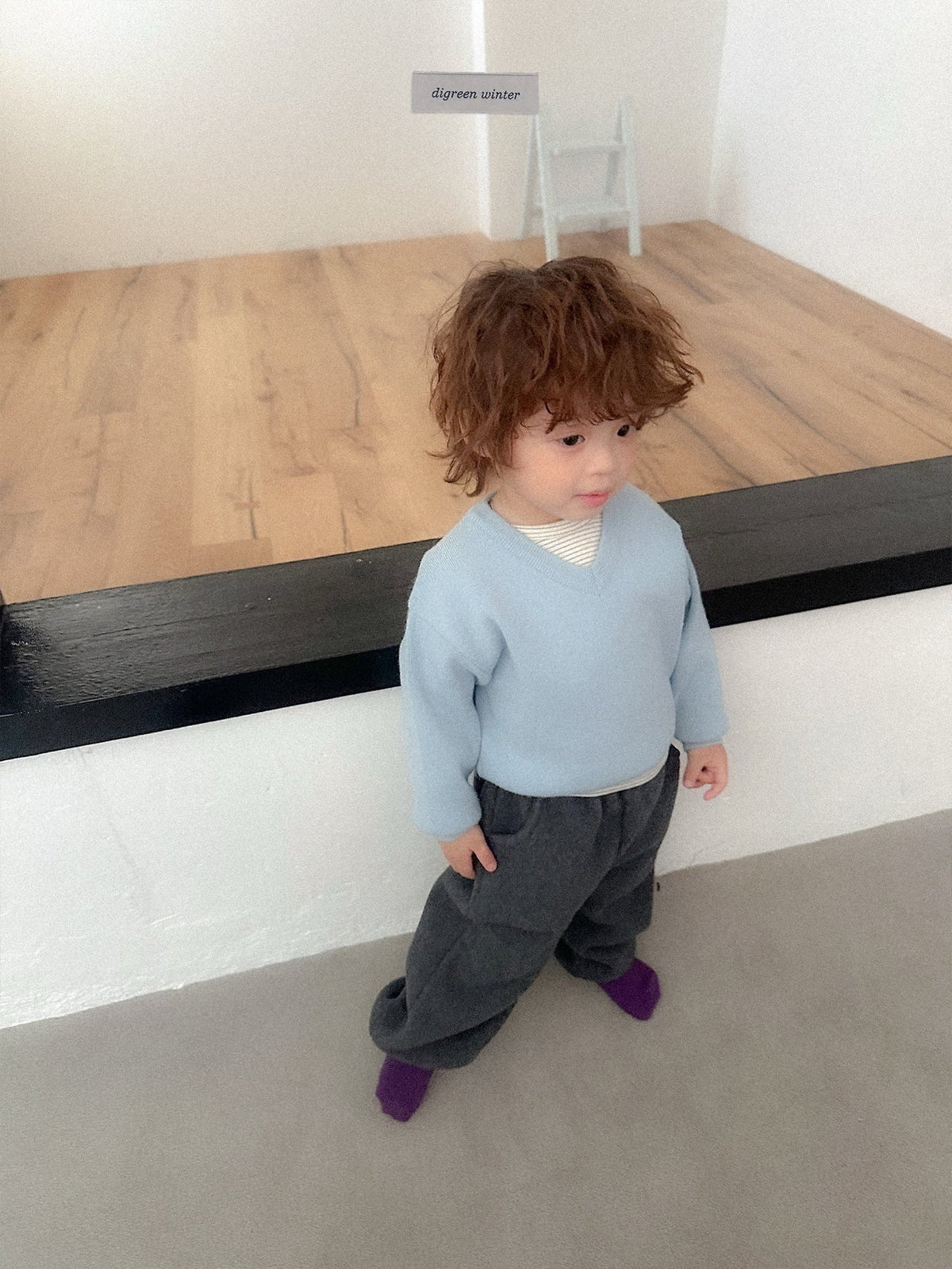 《予約》Cozy V-Neck Knit / digreen