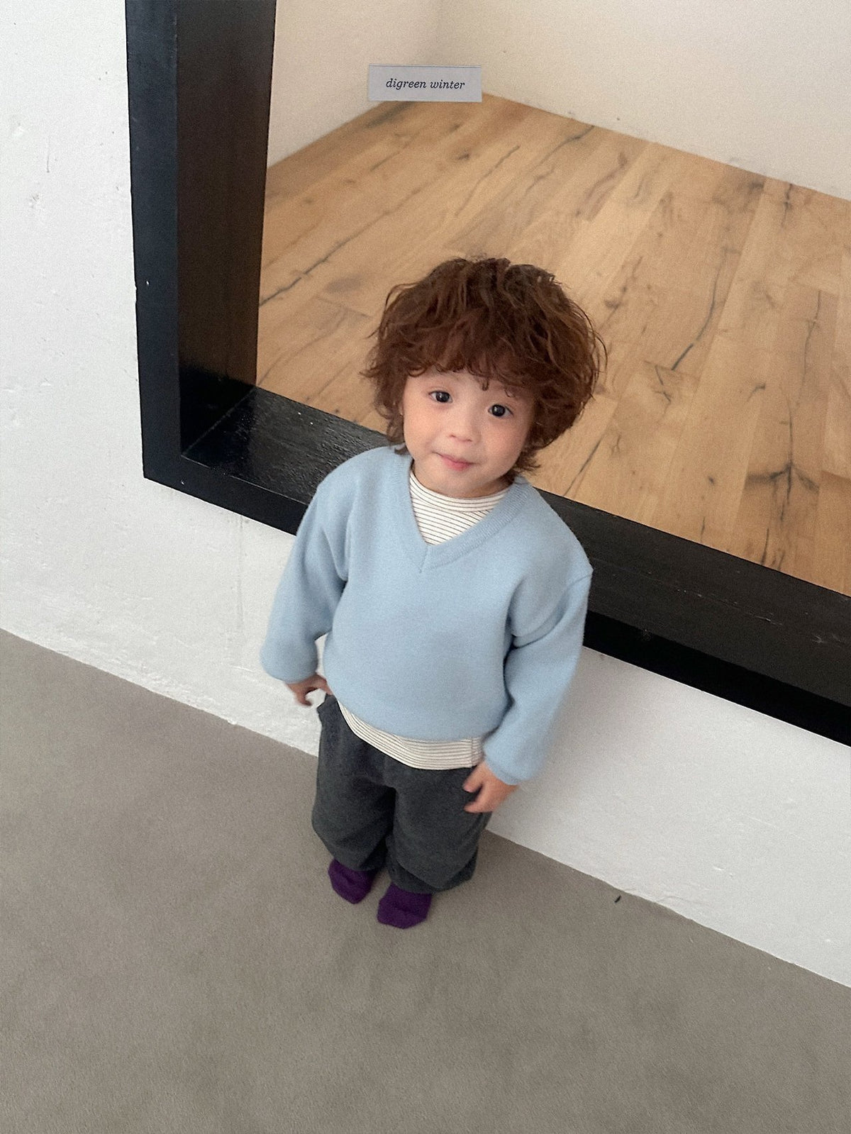 《予約》Cozy V-Neck Knit / digreen