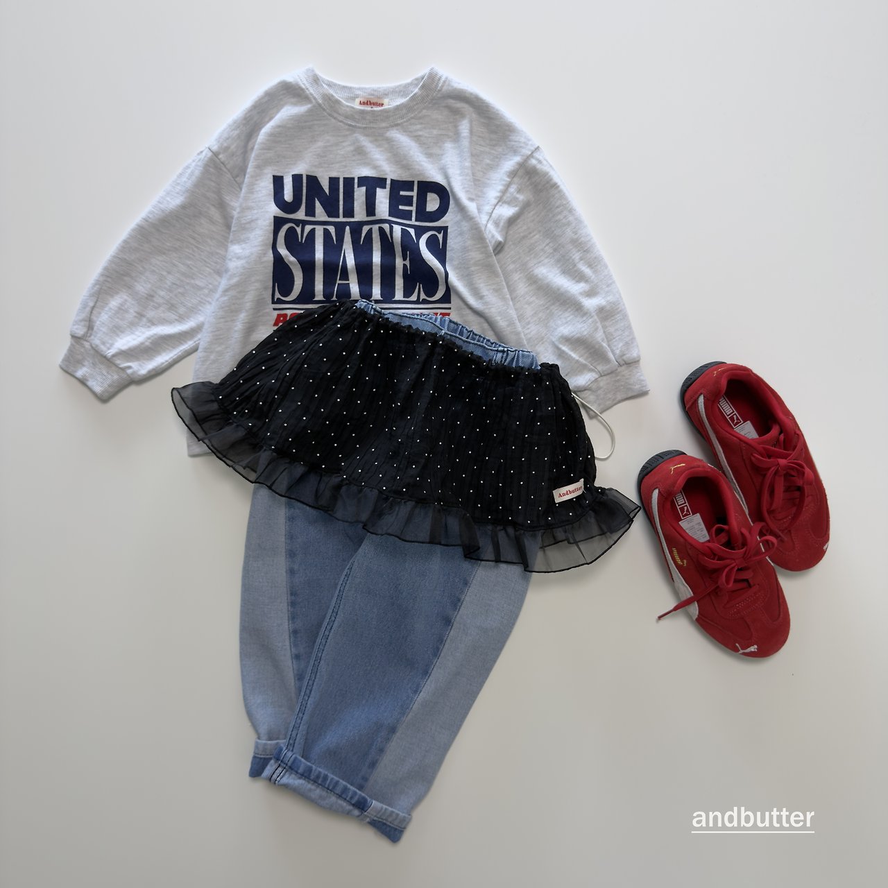 《予約》Service Graphic Tee / ANDBUTTER