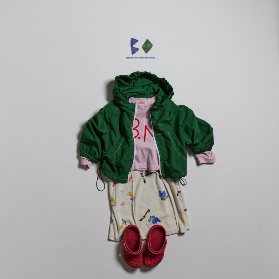 《予約》Flower Terry Skirt / Boneoune