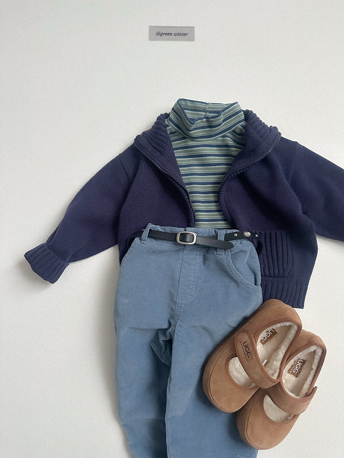 《予約》Mix Turtle Neck Tee / digreen