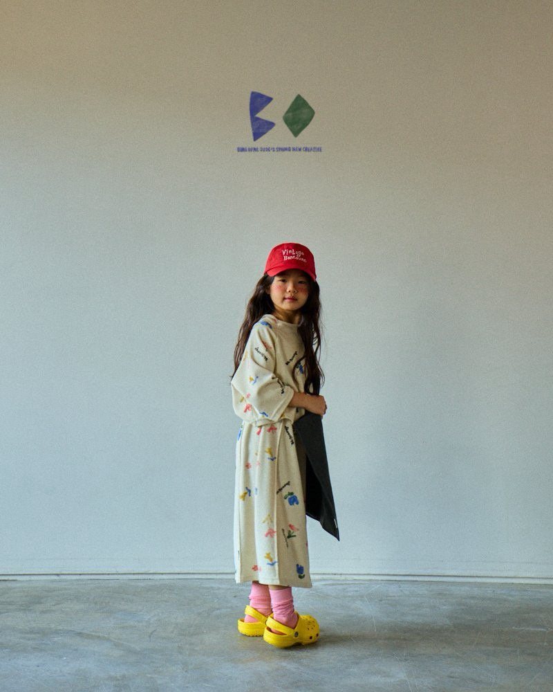 《予約》Flower Terry Skirt / Boneoune