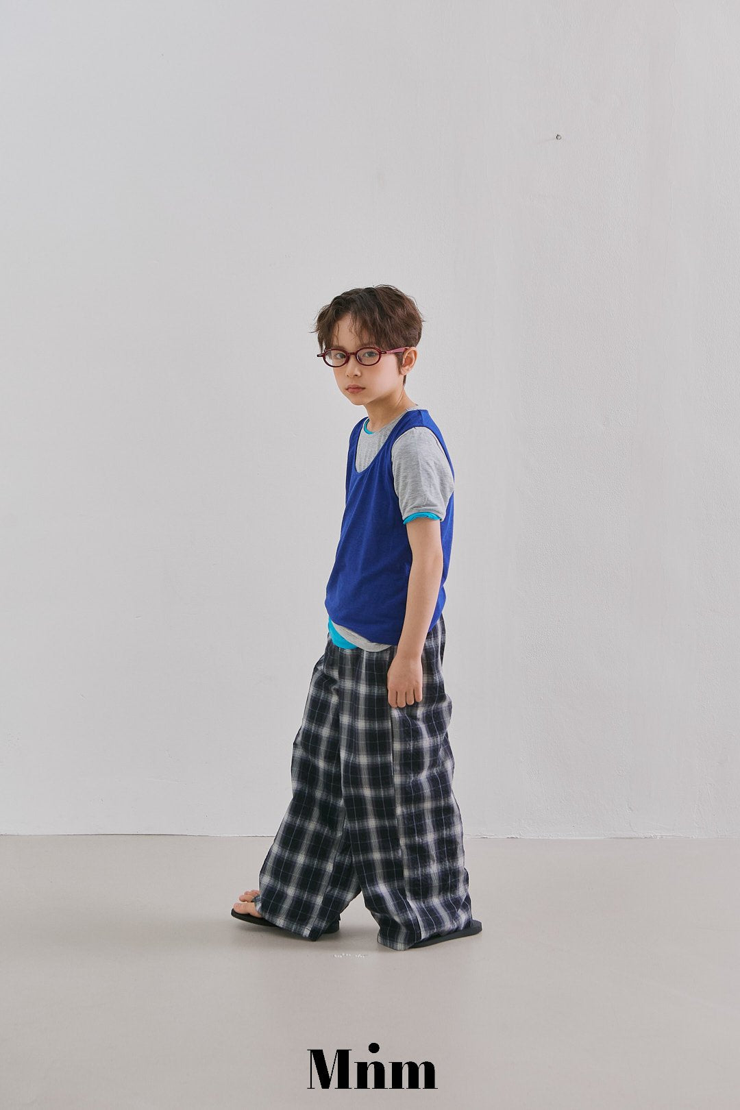 《予約》Band Check Pants / MINIMAL