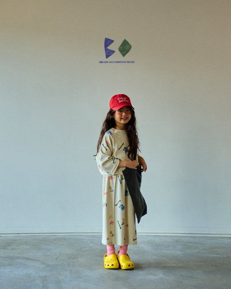 《予約》Flower Terry Skirt / Boneoune