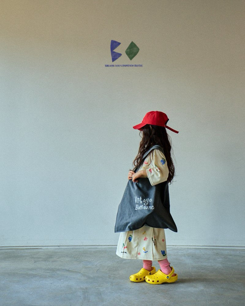 《予約》Flower Terry Skirt / Boneoune