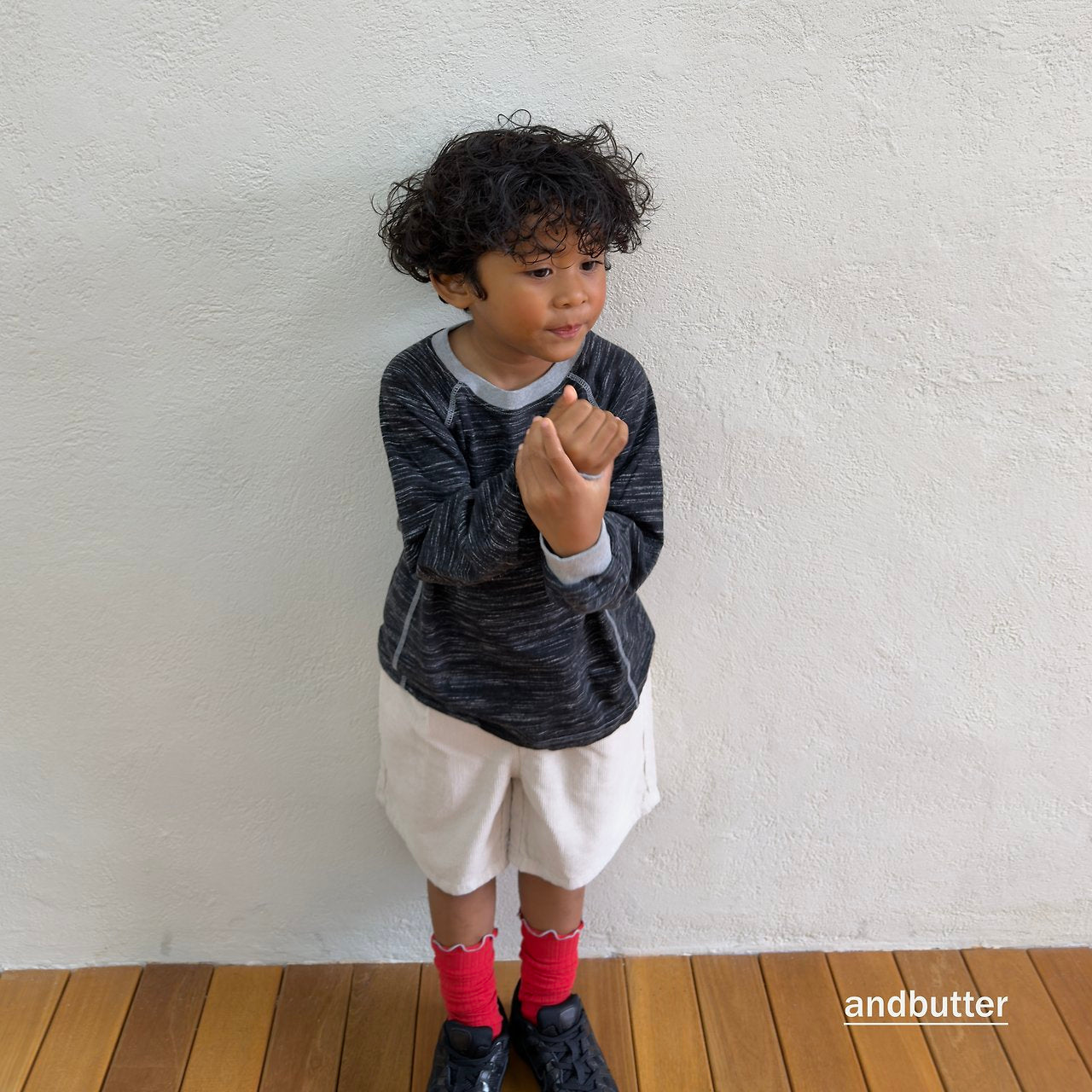 《予約》Heart Pocket Corduroy Shorts / ANDBUTTER
