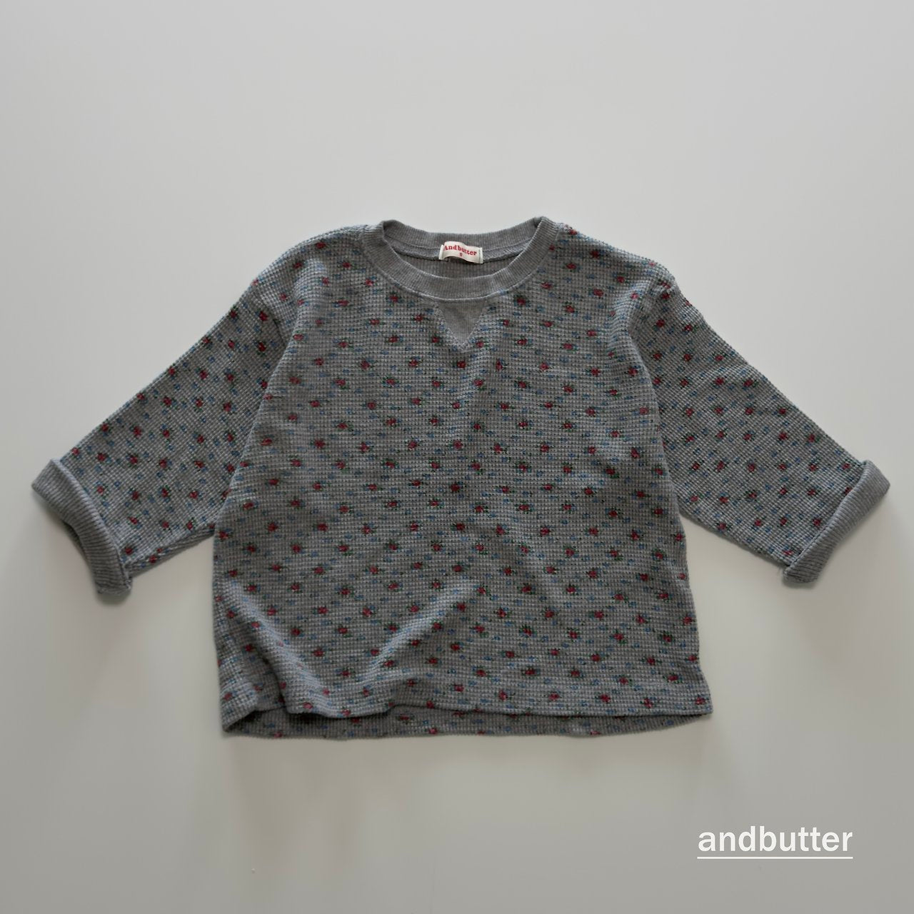 《予約》Cozy Flower T-Shirt / ANDBUTTER