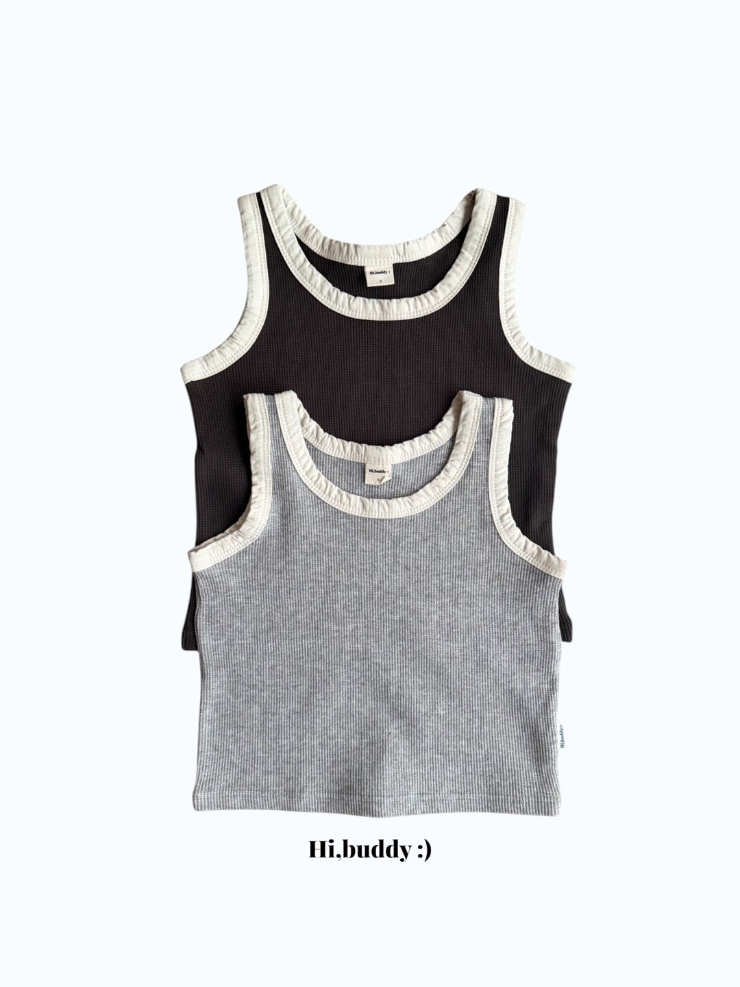 《予約》Waffle Sleeveless / Hi,buddy
