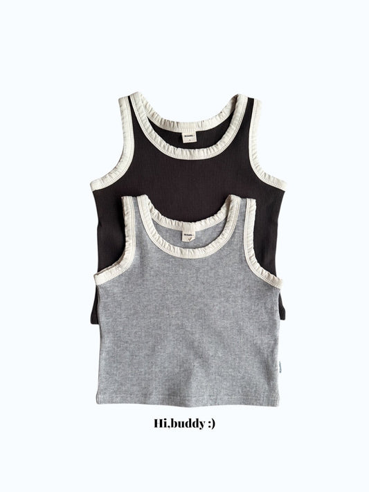 《予約》Waffle Sleeveless / Hi,buddy