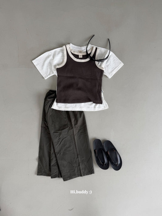 《予約》Waffle Sleeveless / Hi,buddy