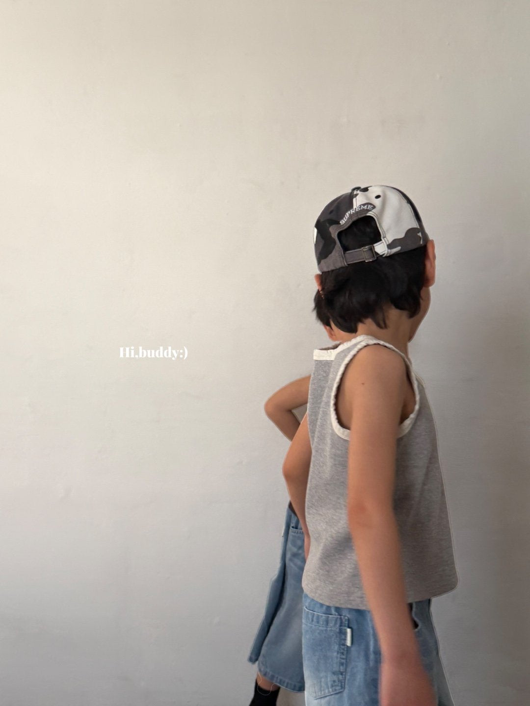 《予約》Waffle Sleeveless / Hi,buddy