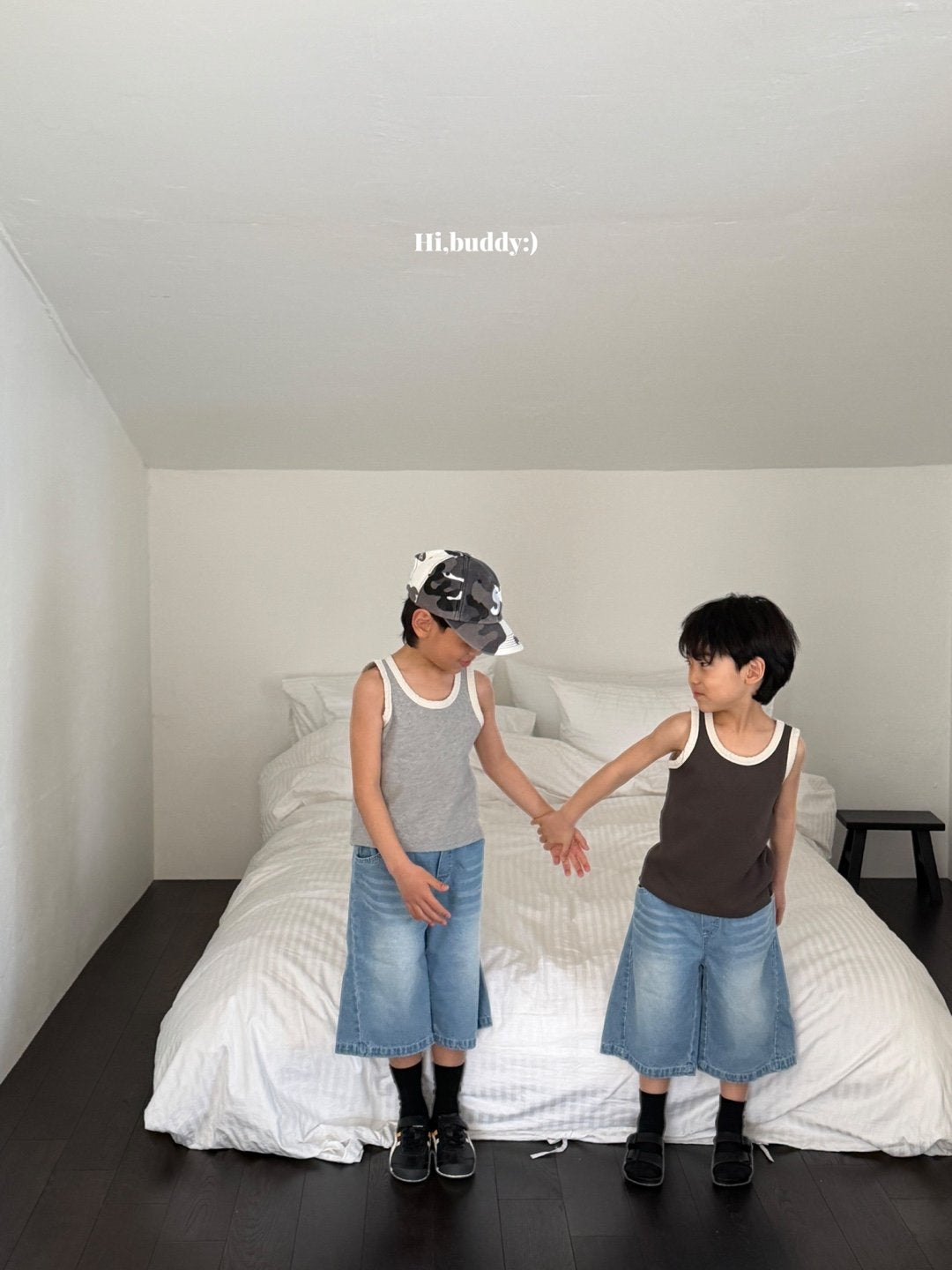 《予約》Waffle Sleeveless / Hi,buddy
