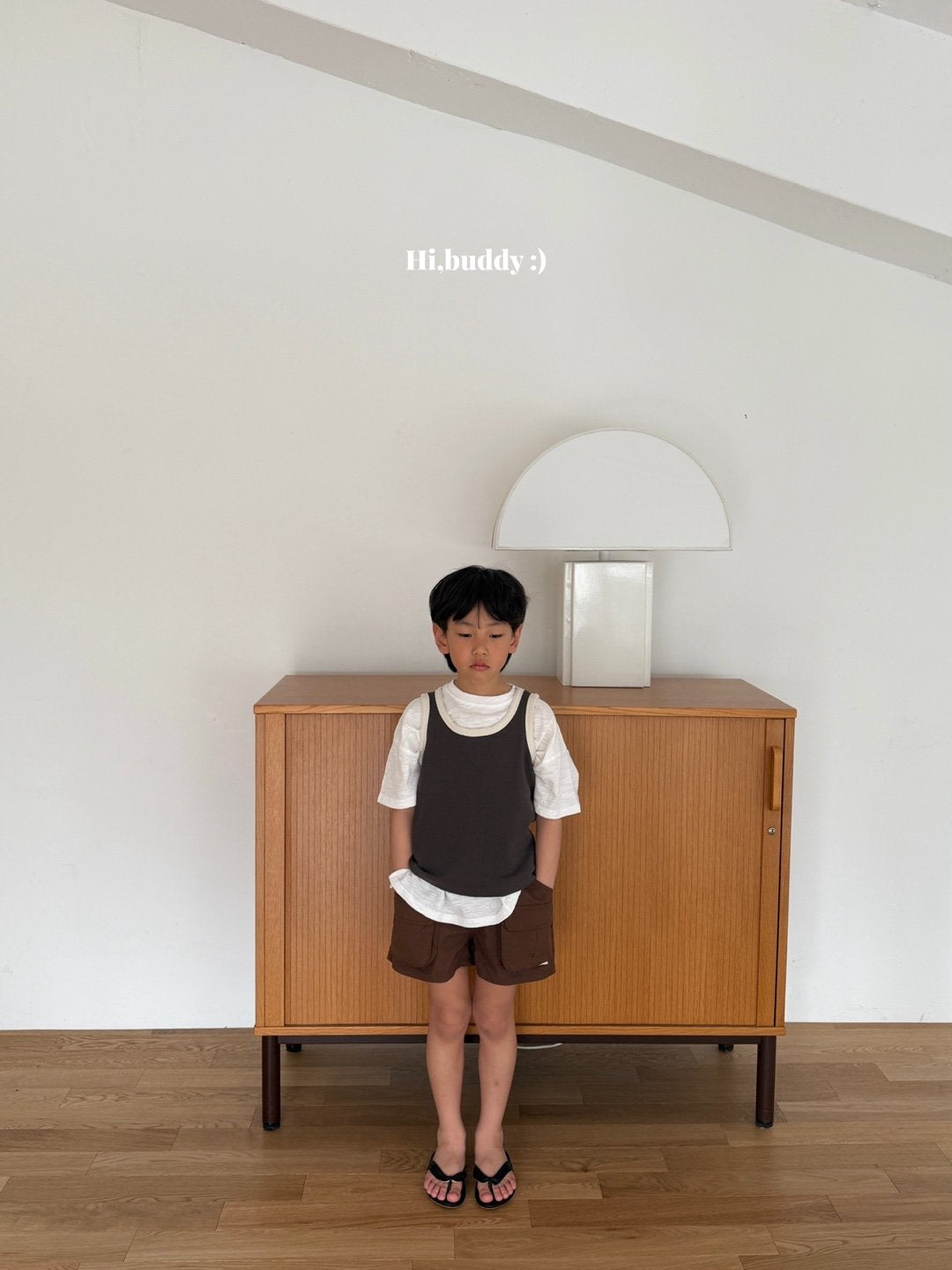 《予約》Waffle Sleeveless / Hi,buddy