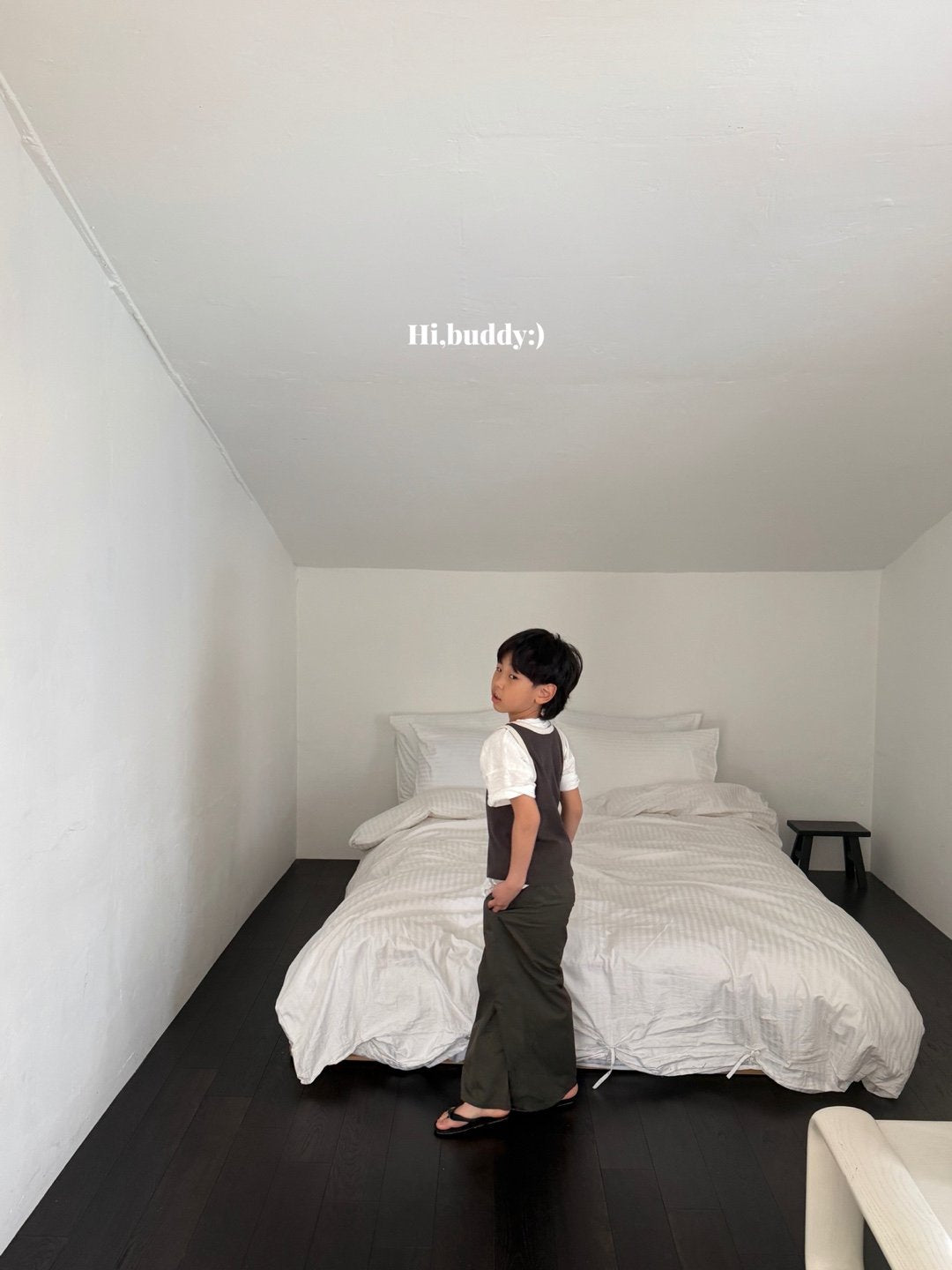 《予約》Waffle Sleeveless / Hi,buddy