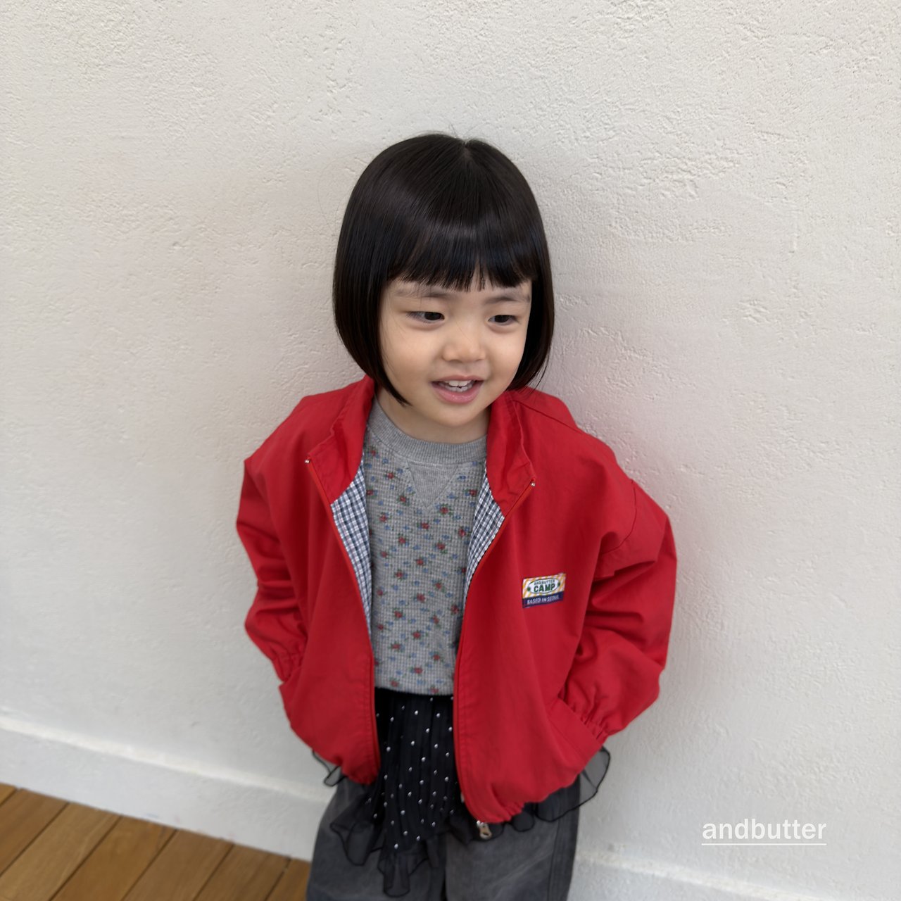 《予約》Cozy Flower T-Shirt / ANDBUTTER