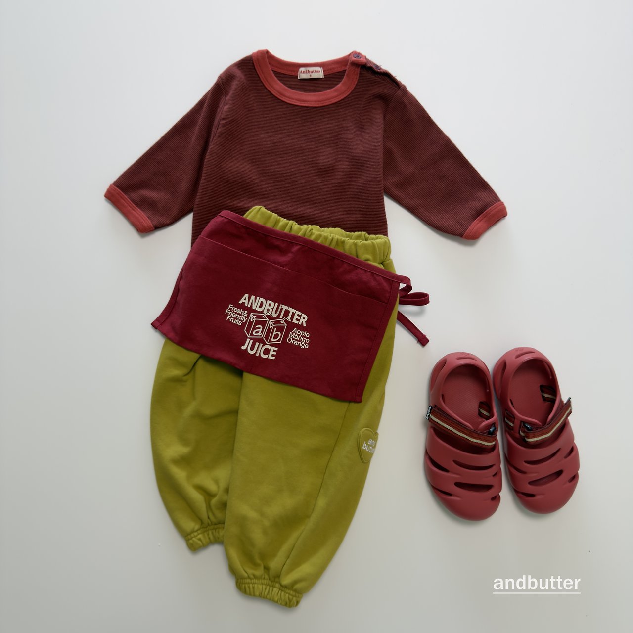 《予約》Snap 3/4  T-Shirt / ANDBUTTER
