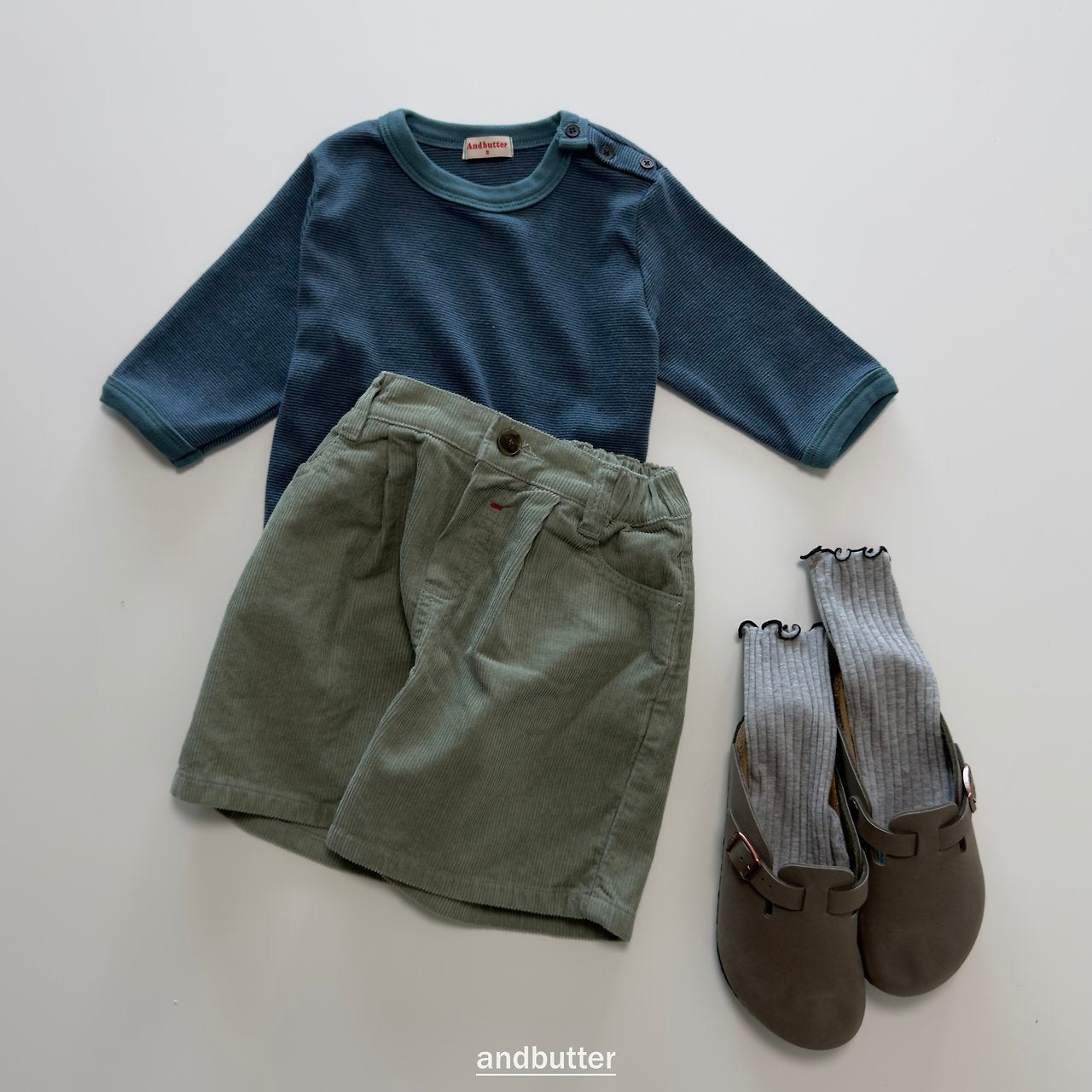 《予約》Snap 3/4  T-Shirt / ANDBUTTER