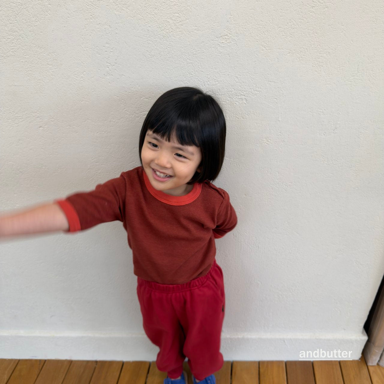 《予約》Snap 3/4  T-Shirt / ANDBUTTER