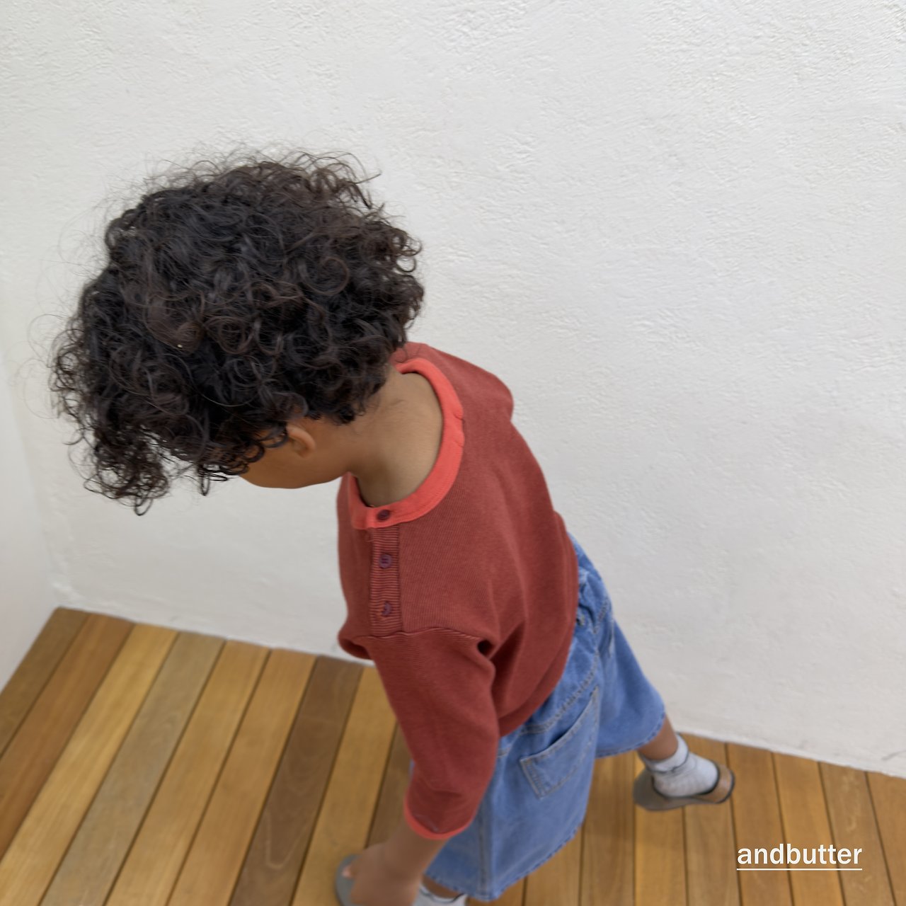 《予約》Snap 3/4  T-Shirt / ANDBUTTER