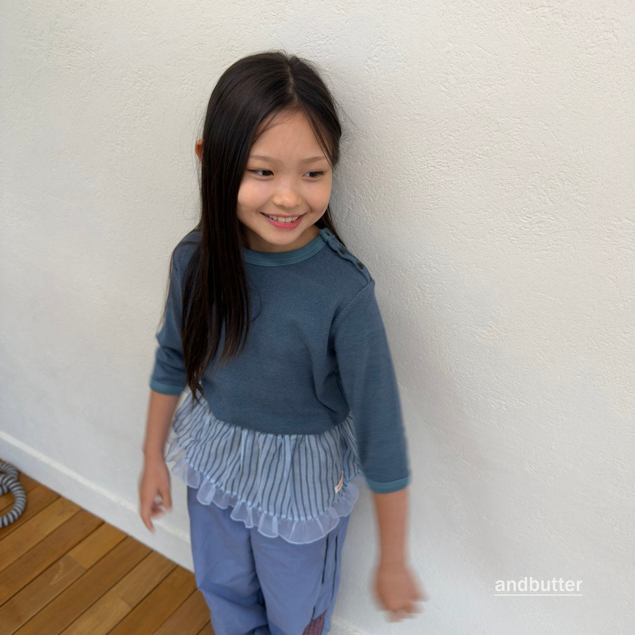 《予約》Snap 3/4  T-Shirt / ANDBUTTER