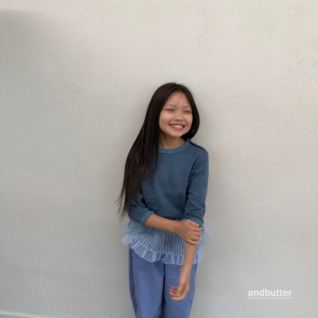 《予約》Snap 3/4  T-Shirt / ANDBUTTER