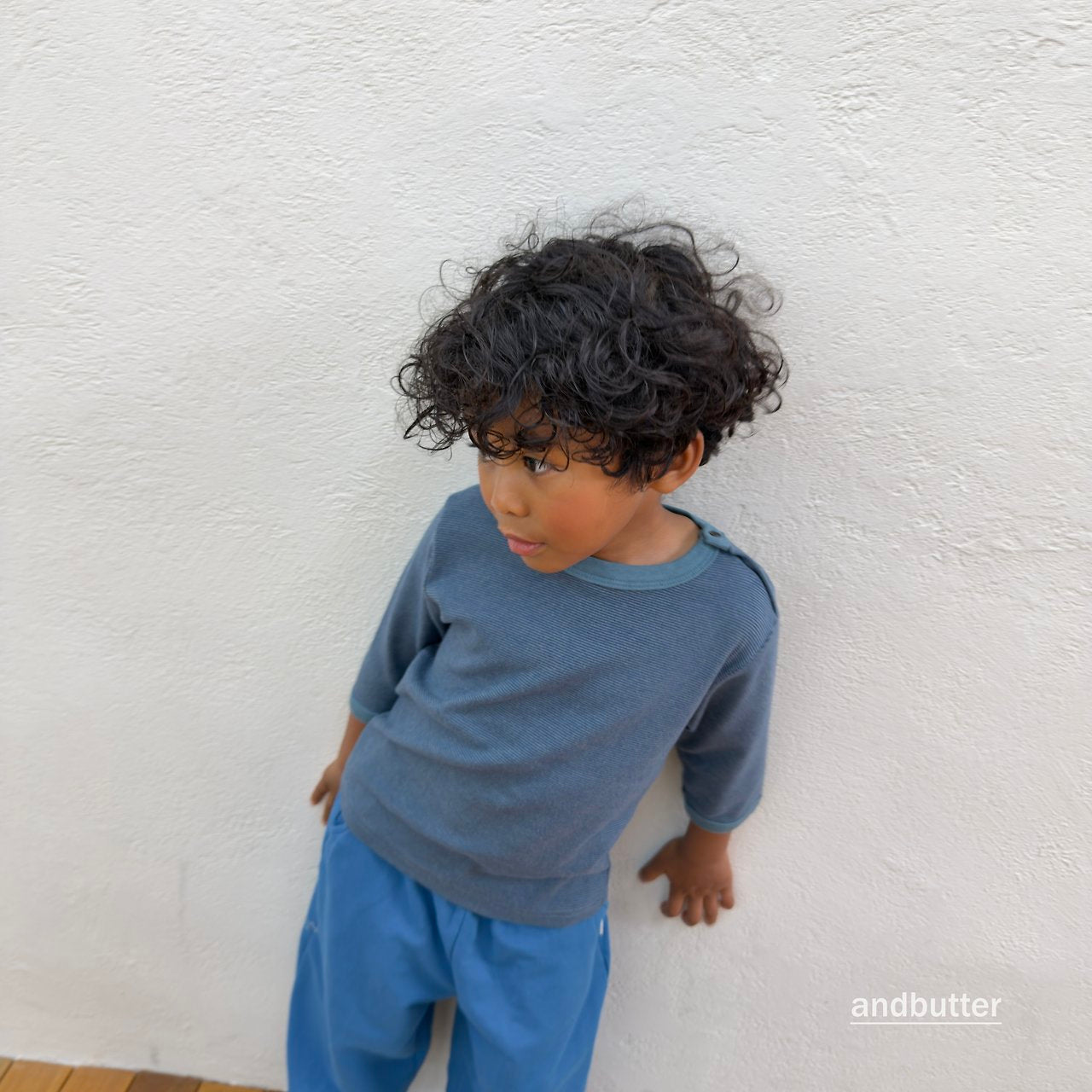 《予約》Snap 3/4  T-Shirt / ANDBUTTER