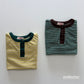 《予約》Stripe Henley T-Shirt / ANDBUTTER