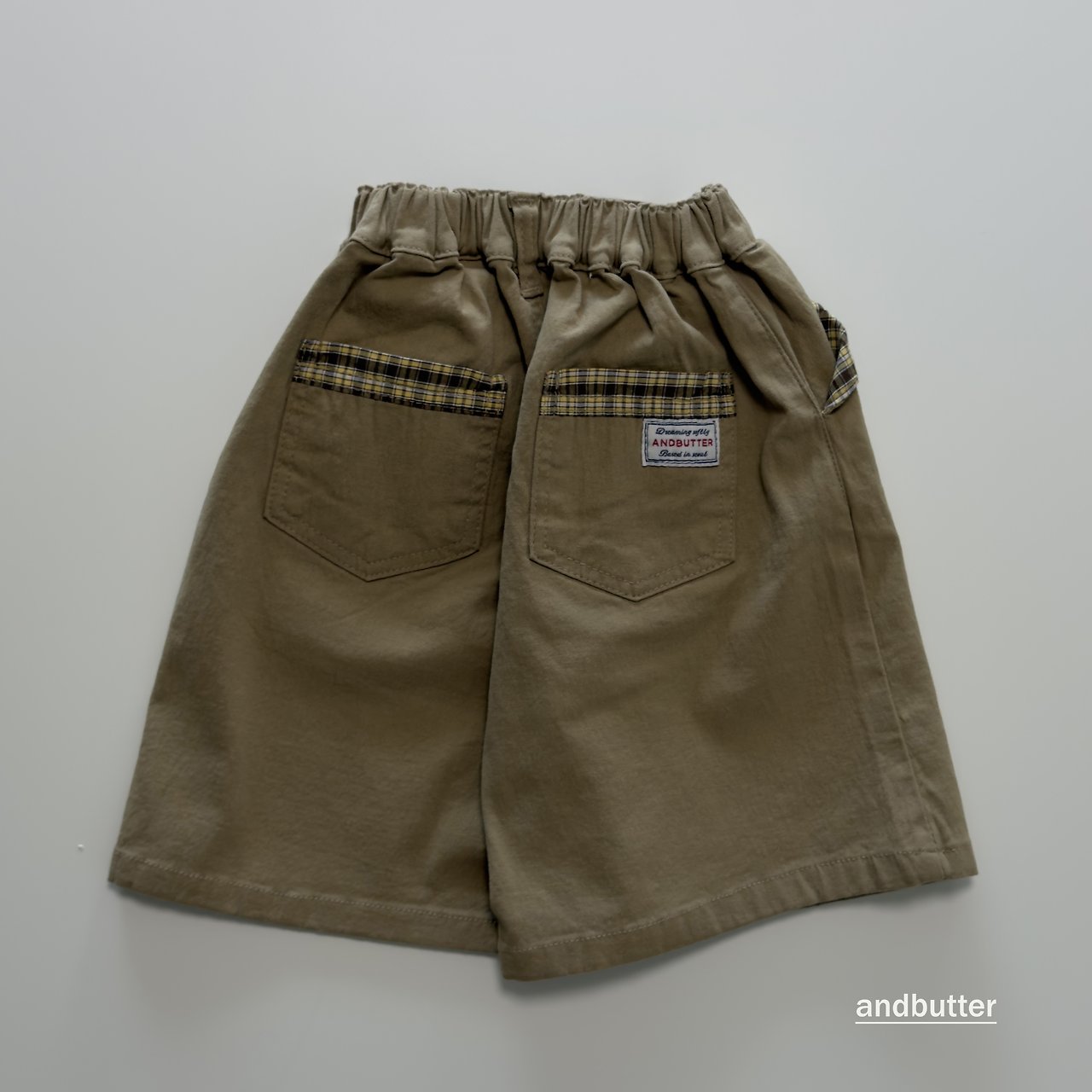 《予約》Hidden Check Bermuda Pants / ANDBUTTER