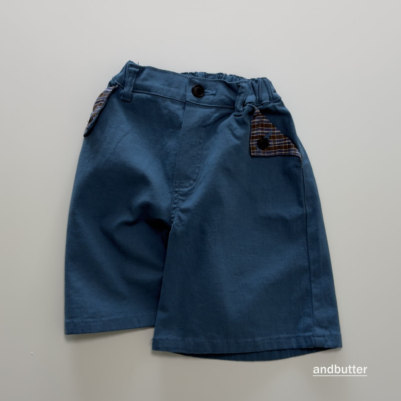 《予約》Hidden Check Bermuda Pants / ANDBUTTER