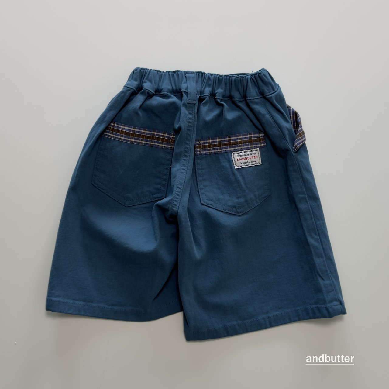 《予約》Hidden Check Bermuda Pants / ANDBUTTER