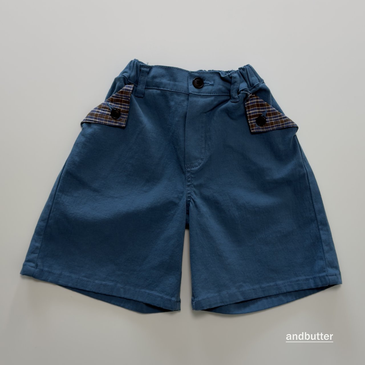 《予約》Hidden Check Bermuda Pants / ANDBUTTER