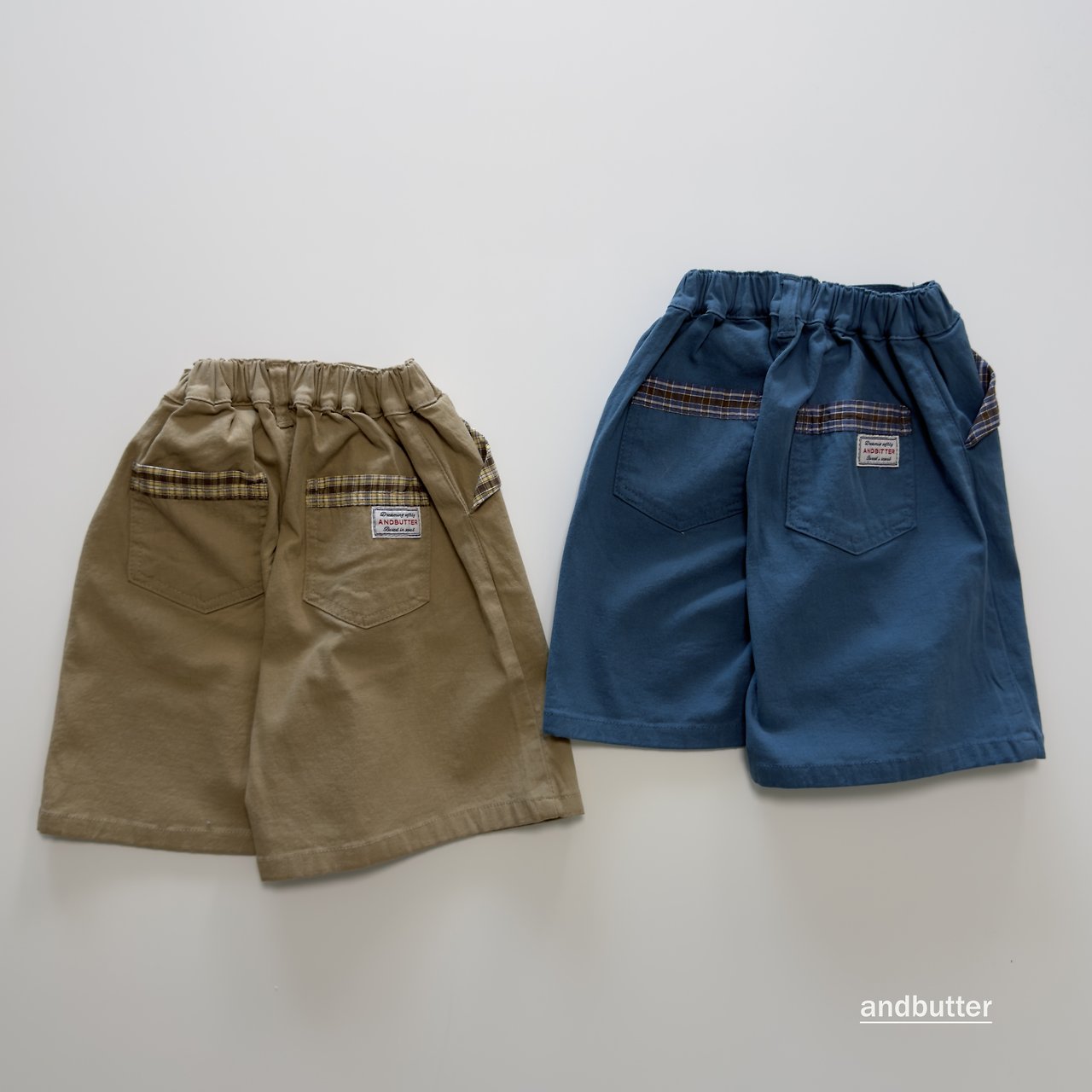 《予約》Hidden Check Bermuda Pants / ANDBUTTER