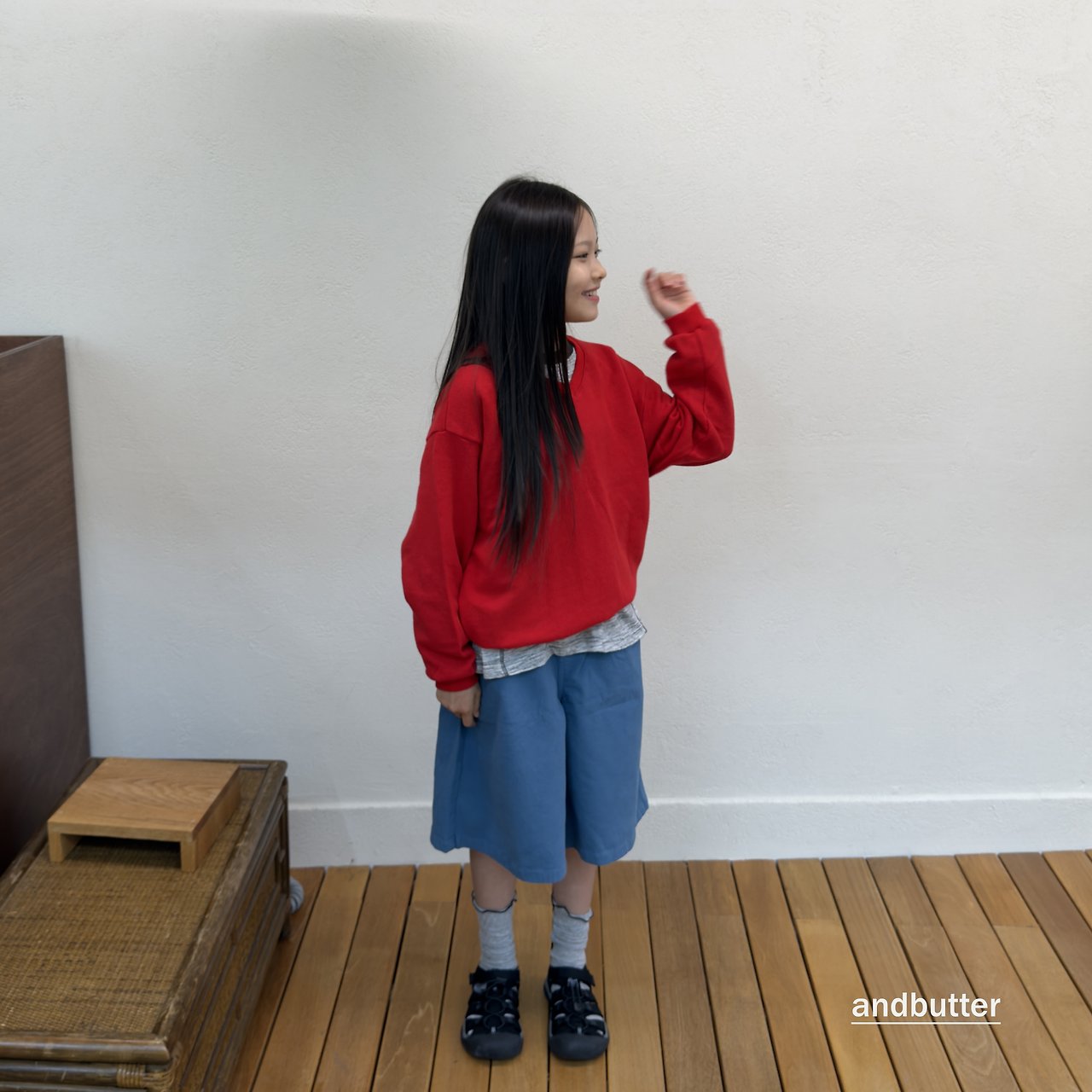 《予約》Hidden Check Bermuda Pants / ANDBUTTER