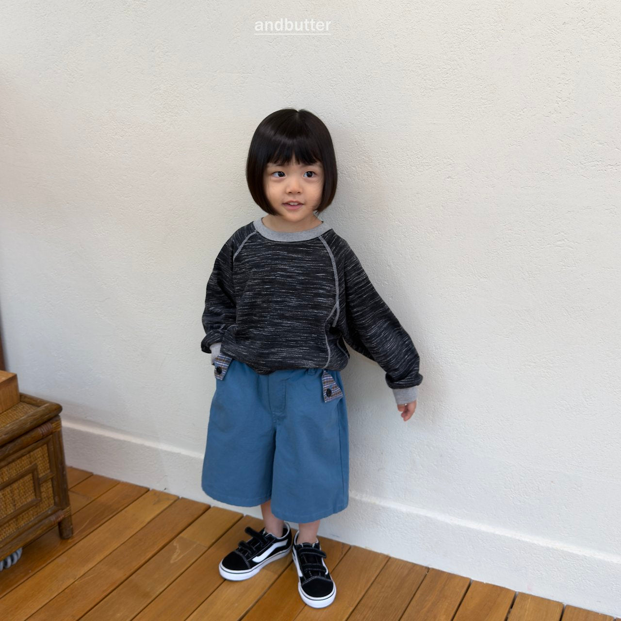 《予約》Hidden Check Bermuda Pants / ANDBUTTER