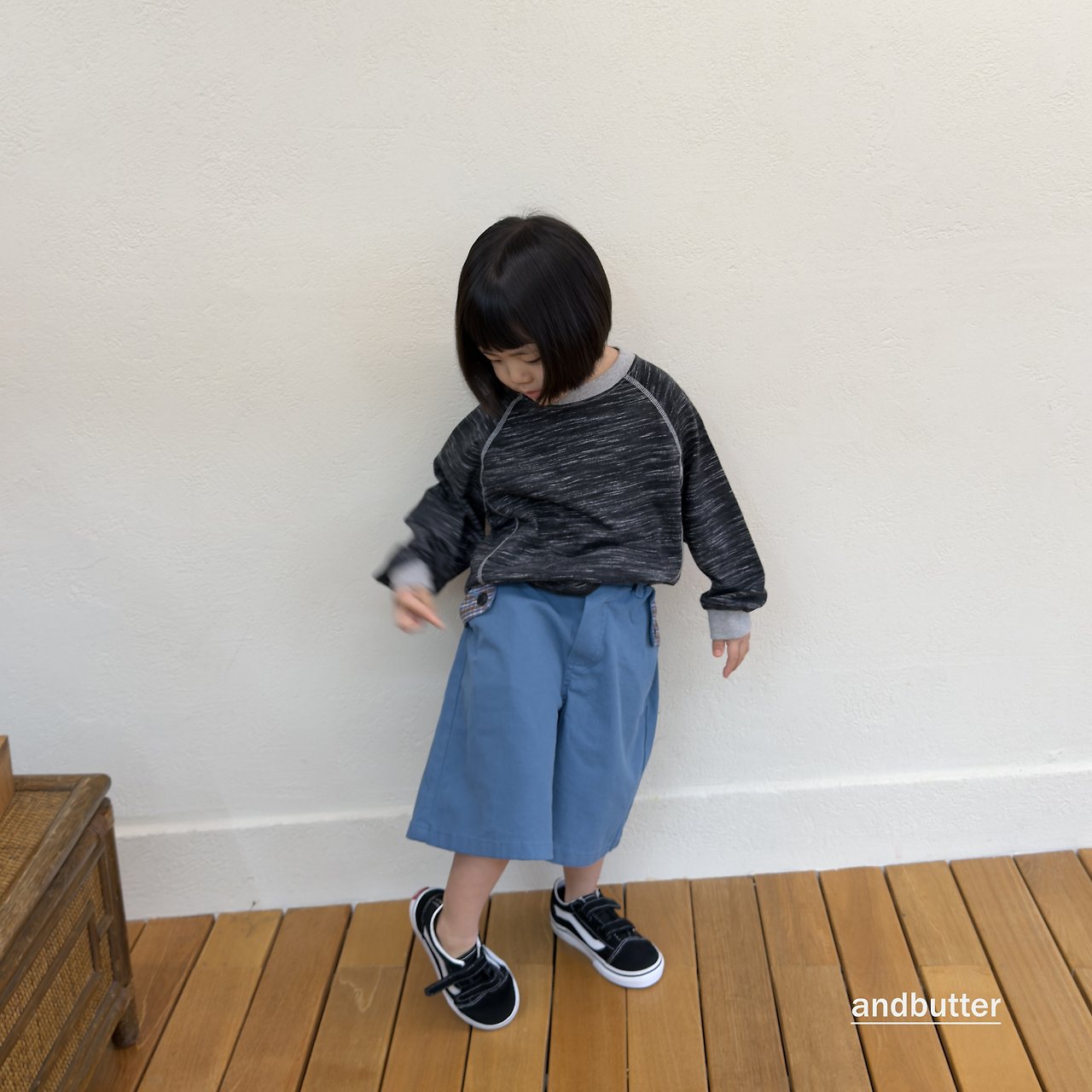 《予約》Hidden Check Bermuda Pants / ANDBUTTER