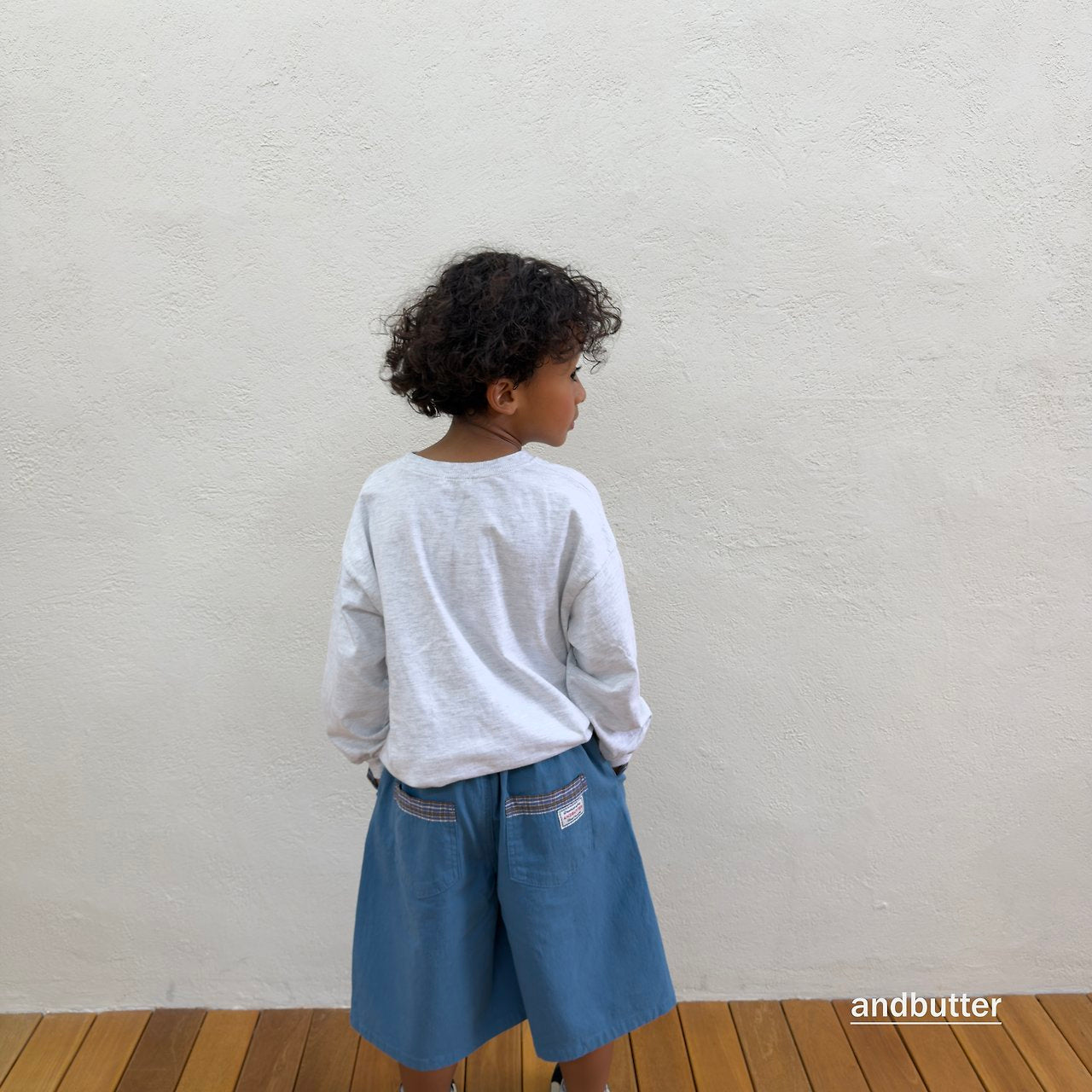 《予約》Hidden Check Bermuda Pants / ANDBUTTER