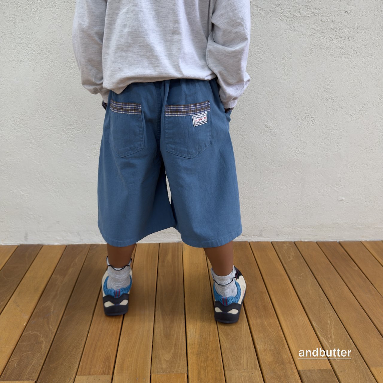 《予約》Hidden Check Bermuda Pants / ANDBUTTER