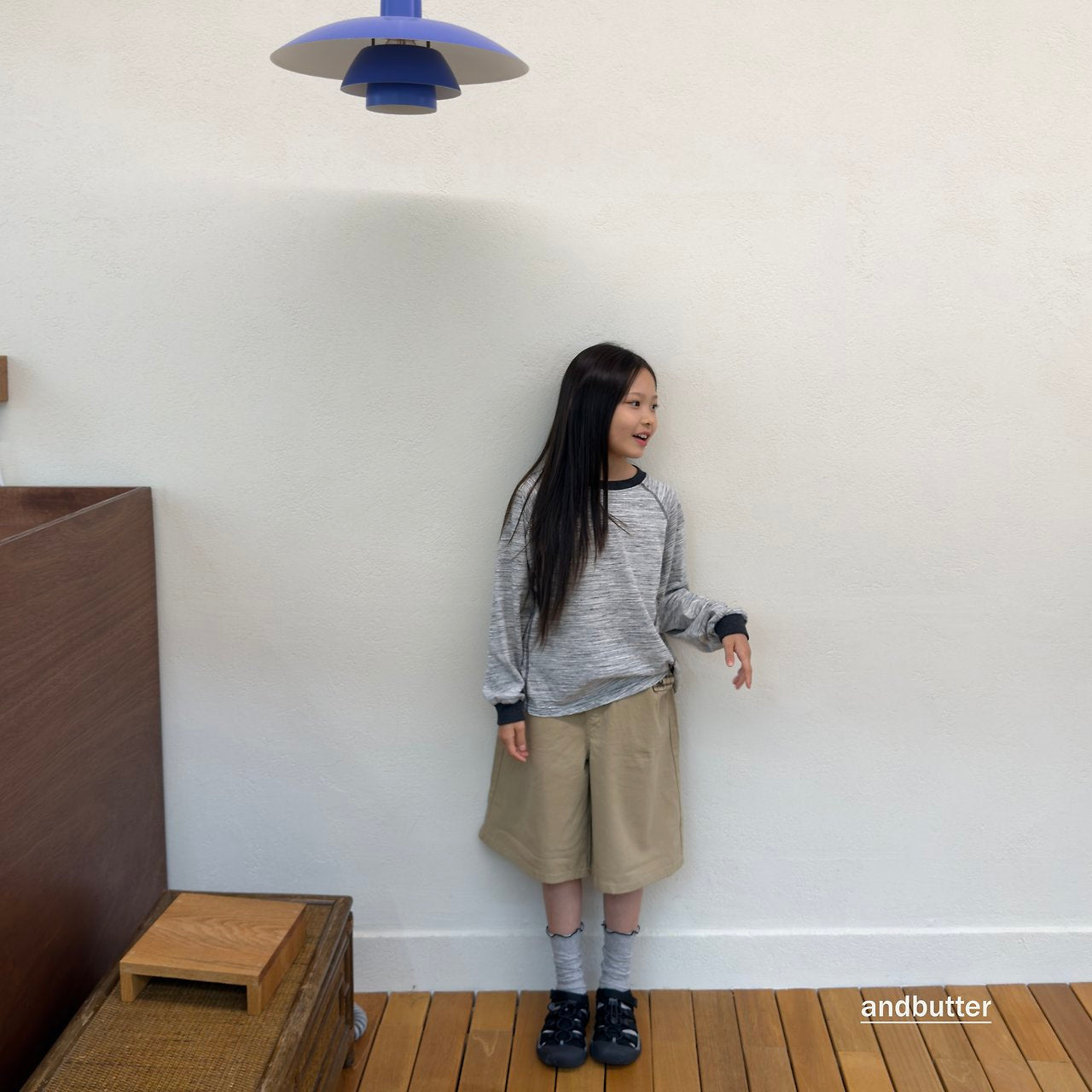 《予約》Hidden Check Bermuda Pants / ANDBUTTER