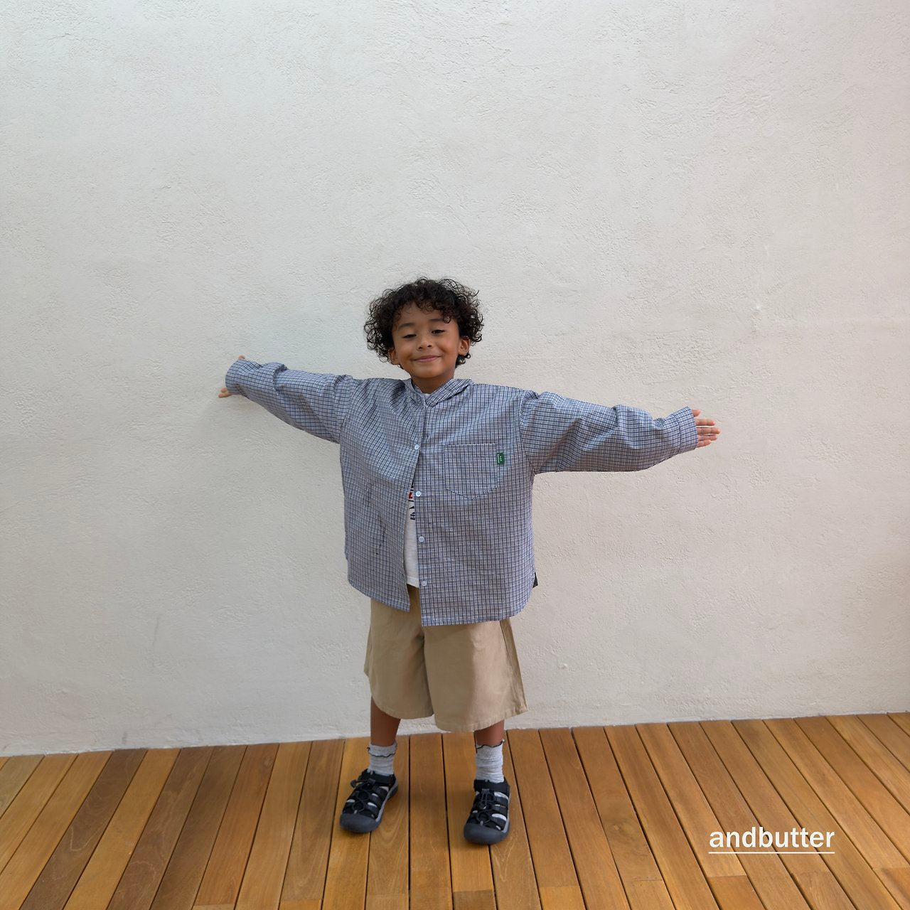 《予約》Hidden Check Bermuda Pants / ANDBUTTER