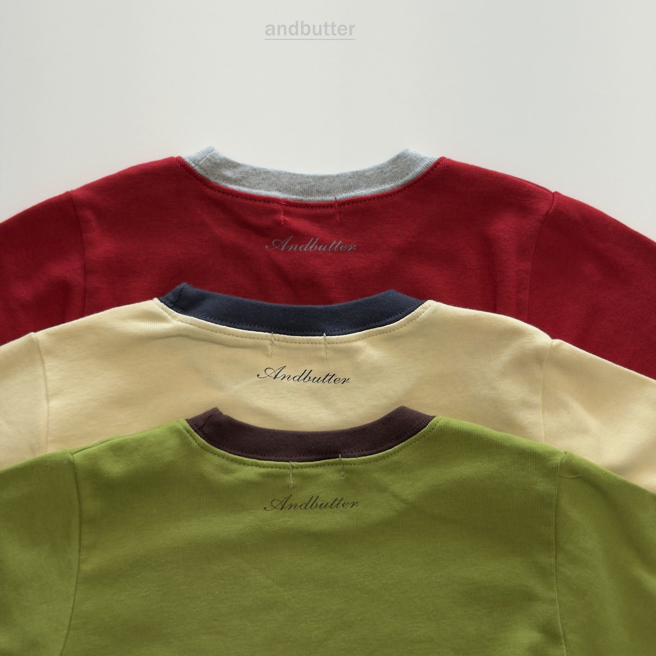 《予約》Candy Color T-Shirt / ANDBUTTER