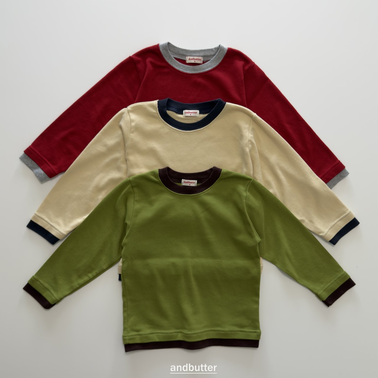 《予約》Candy Color T-Shirt / ANDBUTTER