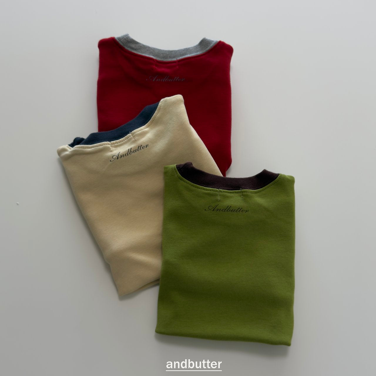 《予約》Candy Color T-Shirt / ANDBUTTER