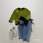 《予約》Candy Color T-Shirt / ANDBUTTER