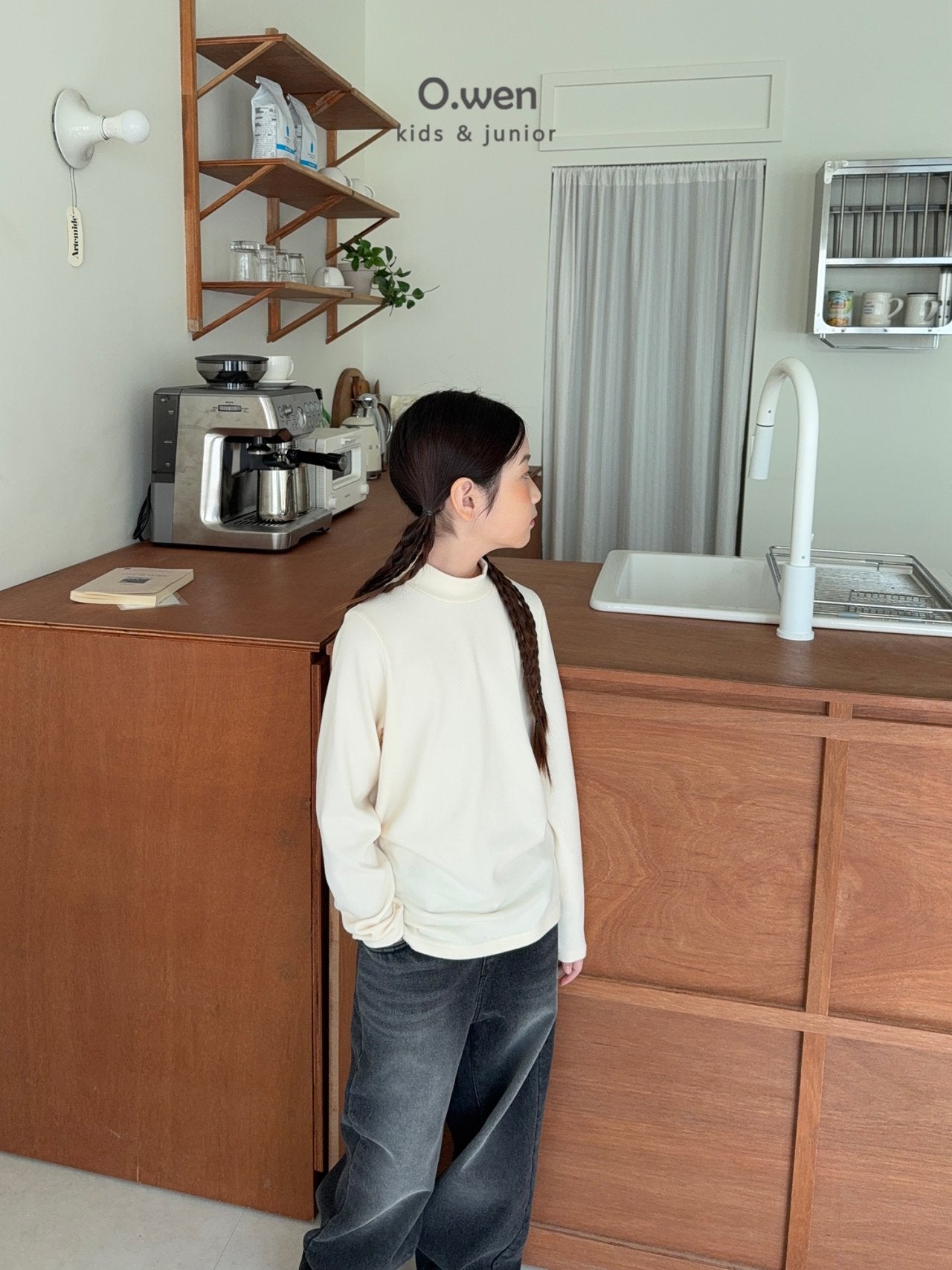 《予約》Brush Halfneck Polar Tee / O.wen