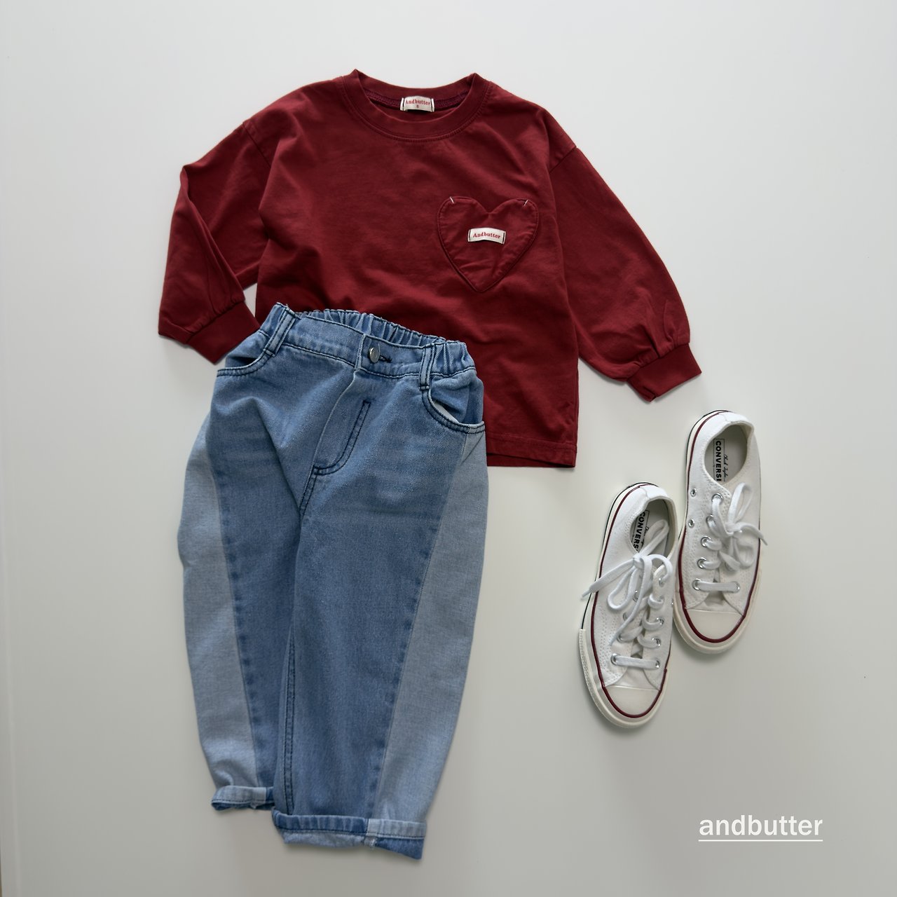 《予約》Autumn Pocket T-Shirt / ANDBUTTER