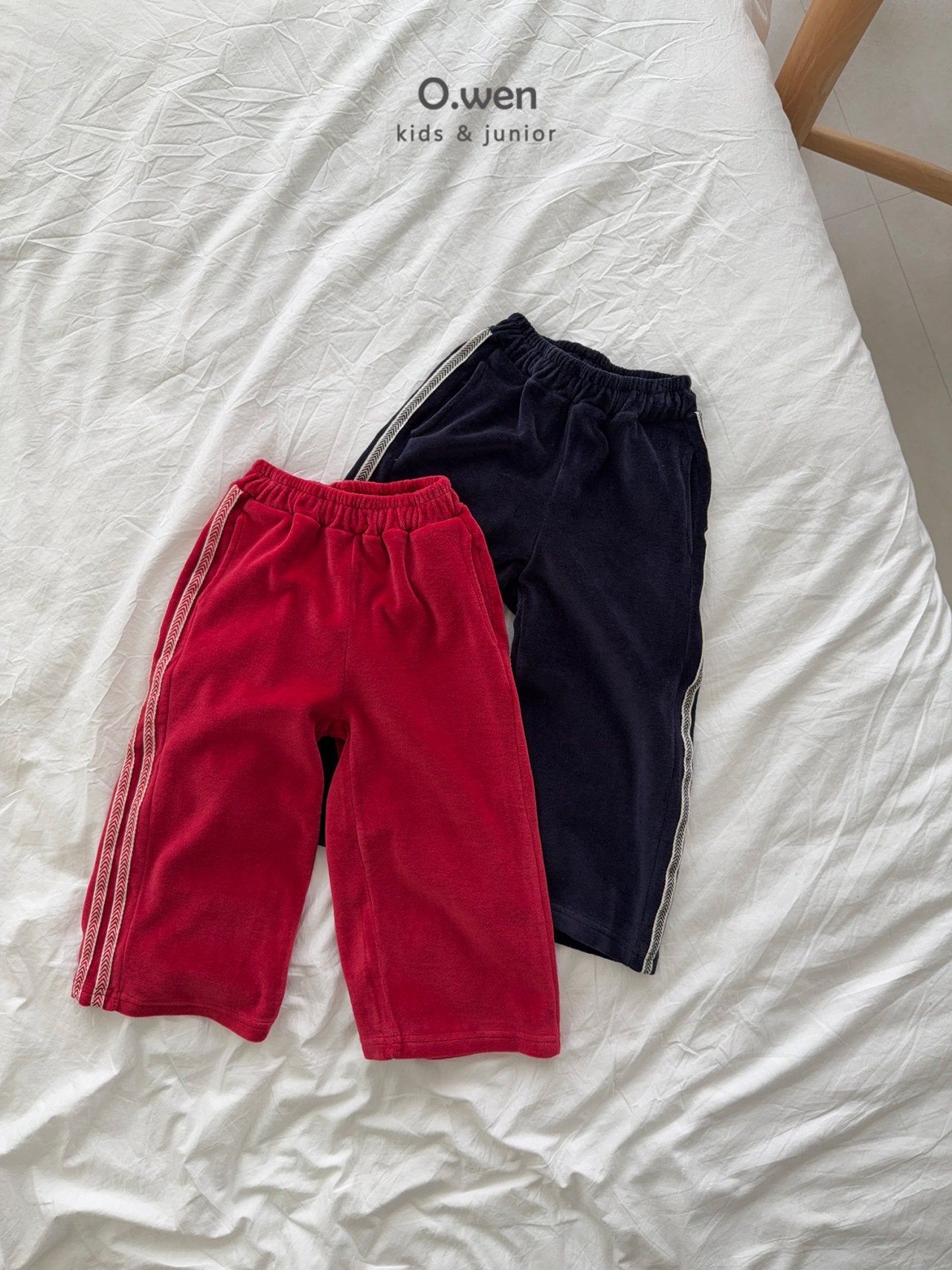 《予約》Velour Tape Pants / O.wen