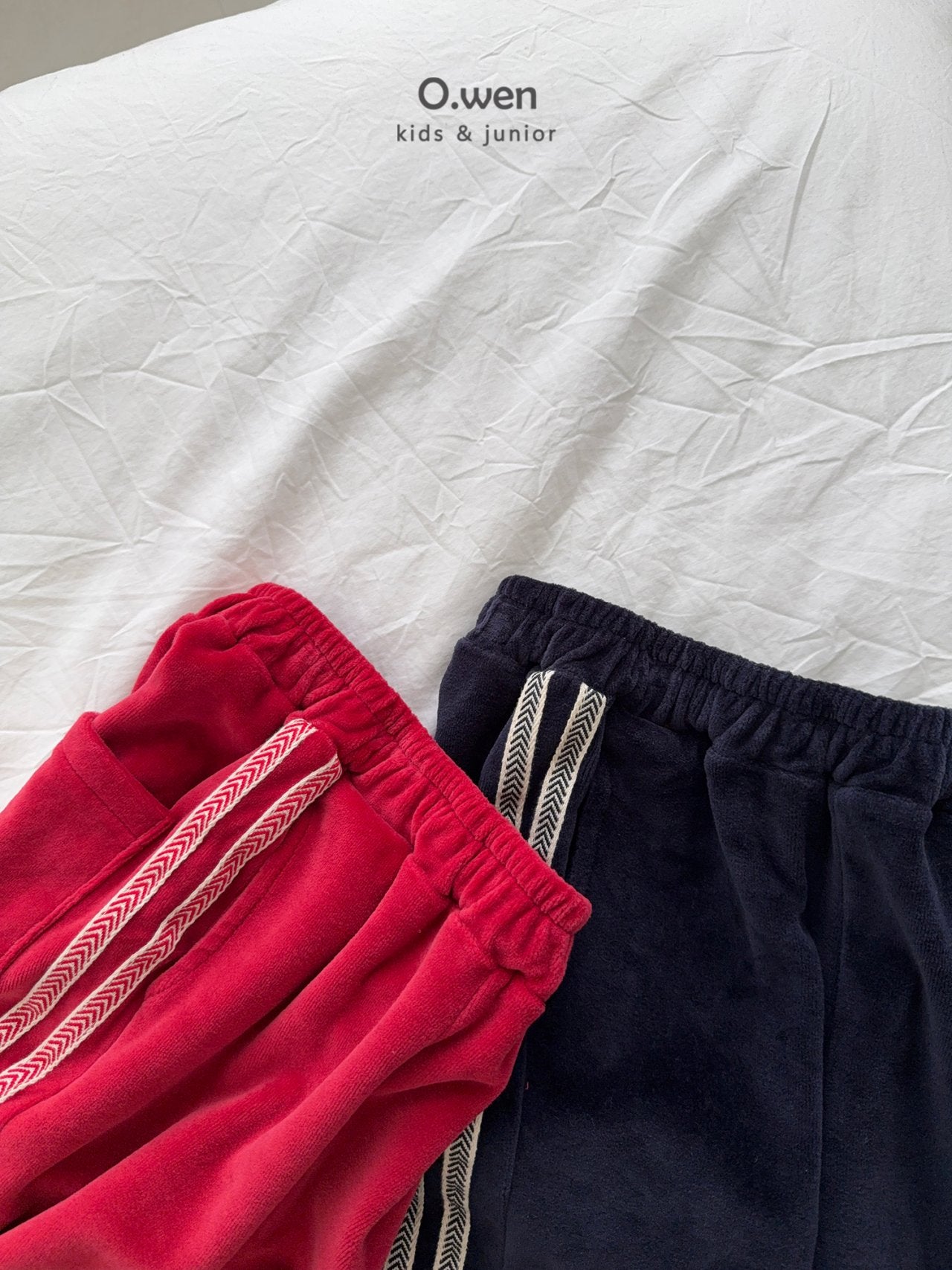 《予約》Velour Tape Pants / O.wen