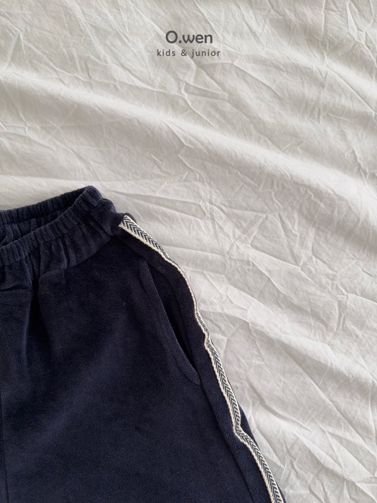 《予約》Velour Tape Pants / O.wen